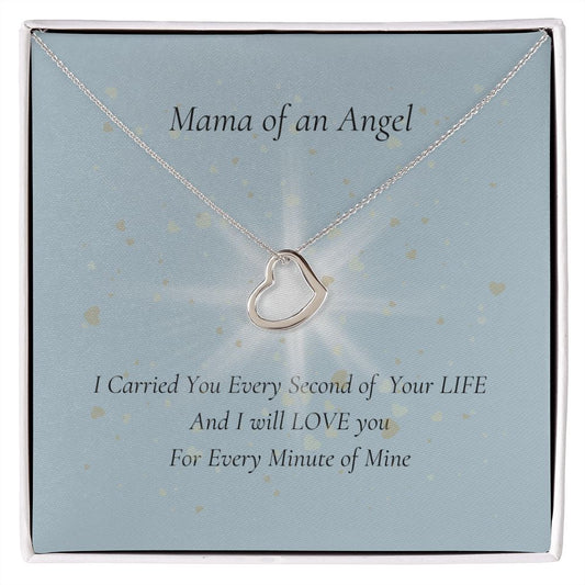 Mama of an Angel Heart Necklace